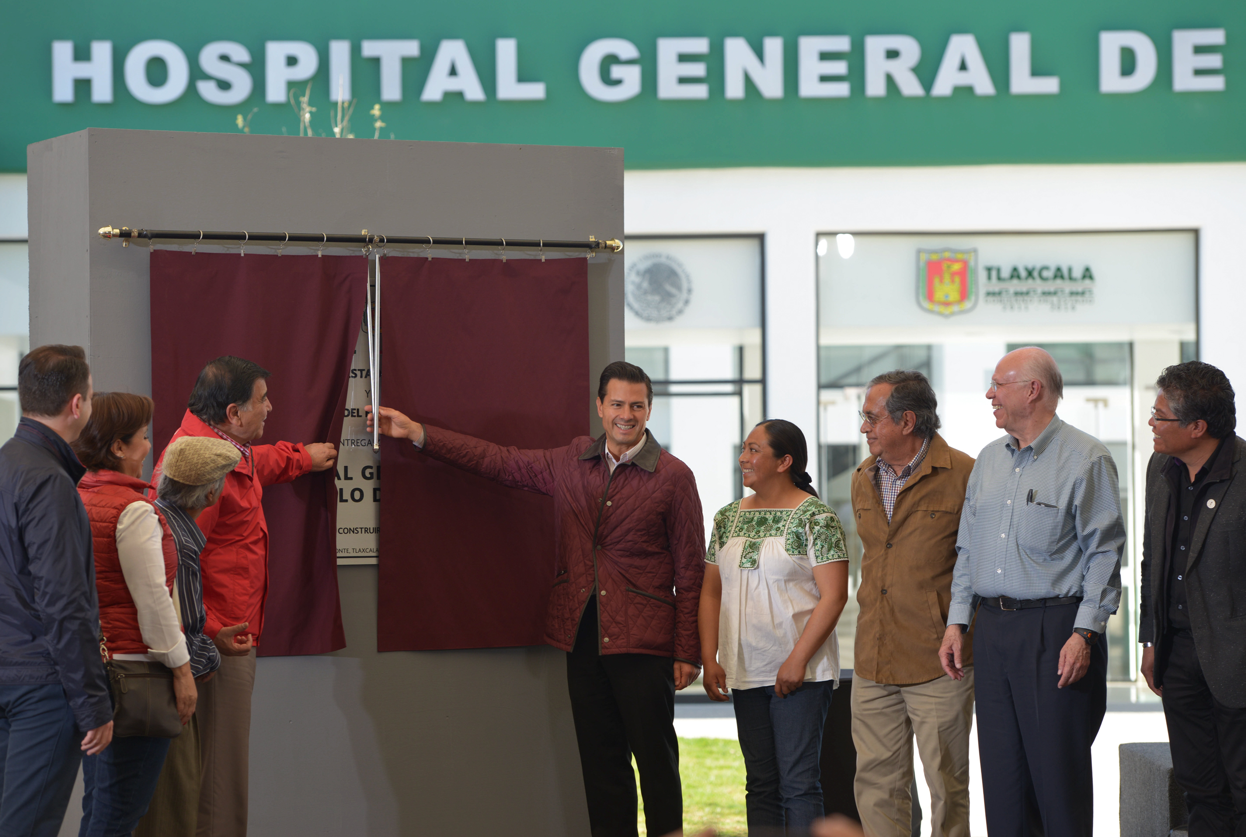 Entrega del Hospital General de San Pablo del Monte Presidencia de la