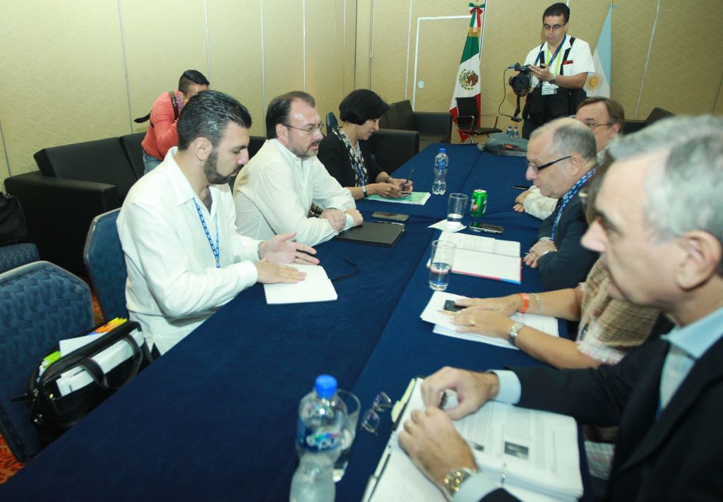Reuniones bilaterales del Secretario Luis Videgaray con El
