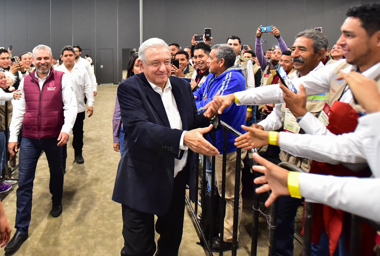 Reunión estatal del Banco del Bienestar en Morelia, Michoacán