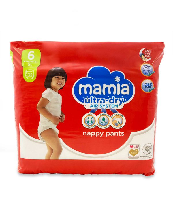 Mamia Ultra Dry size 6 Diaper PANTS GoBEBA