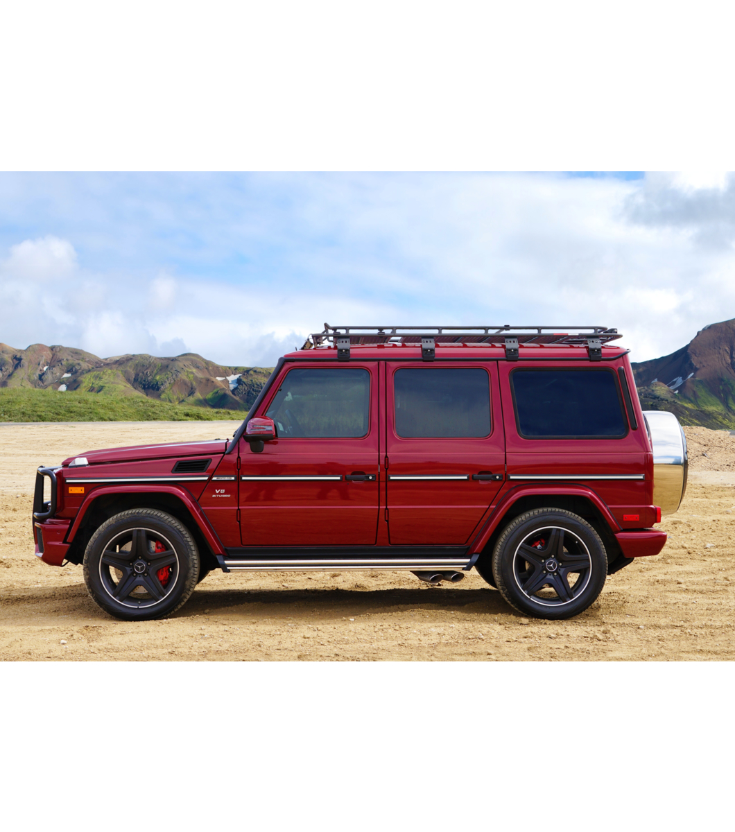 MERCEDES GWAGON (4DOOR)· STEALTH RACK· MultiLight Setup Gobi Racks