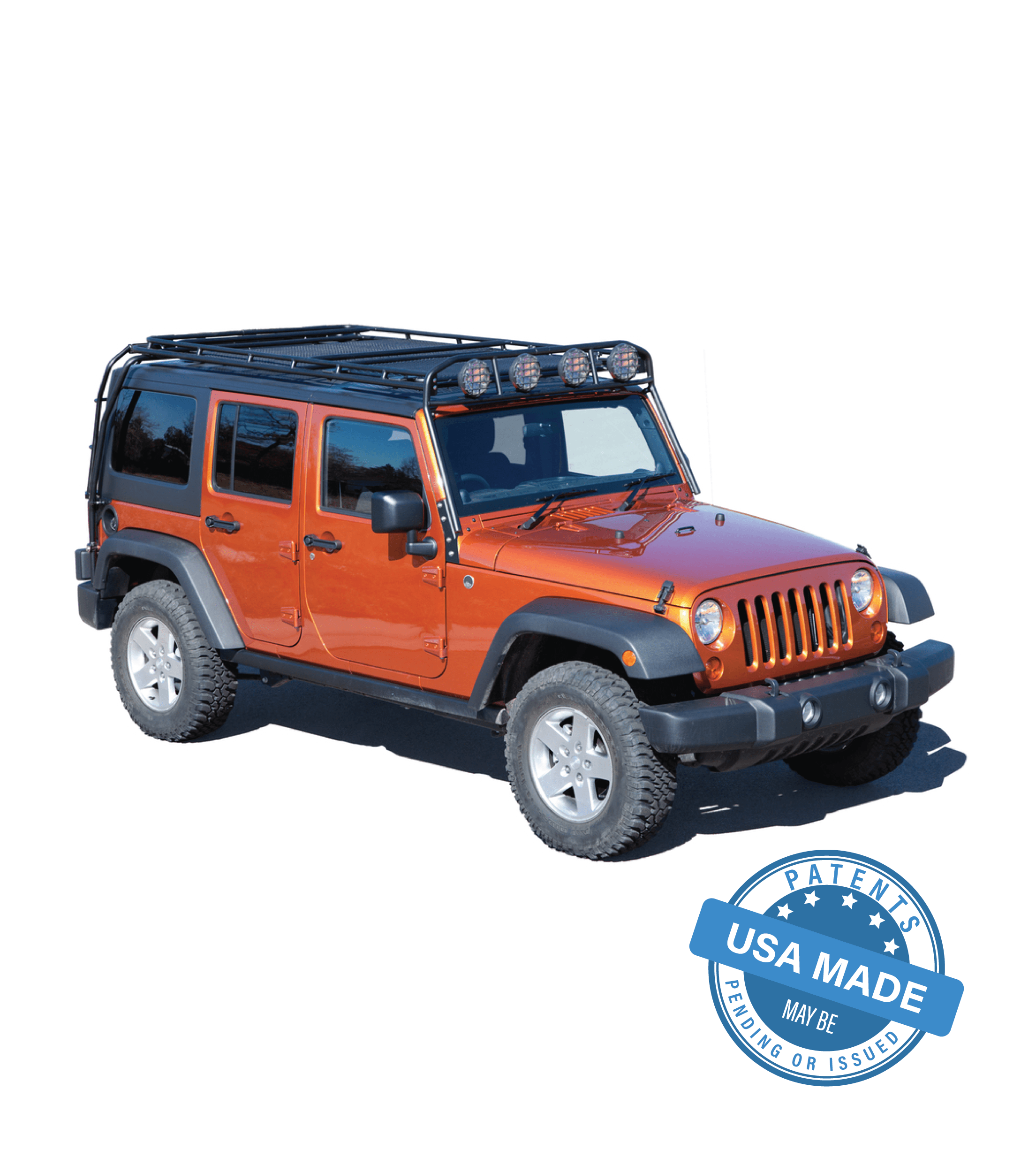 GOBI Jeep JKU 4Door Ranger Rack MultiLight Setup