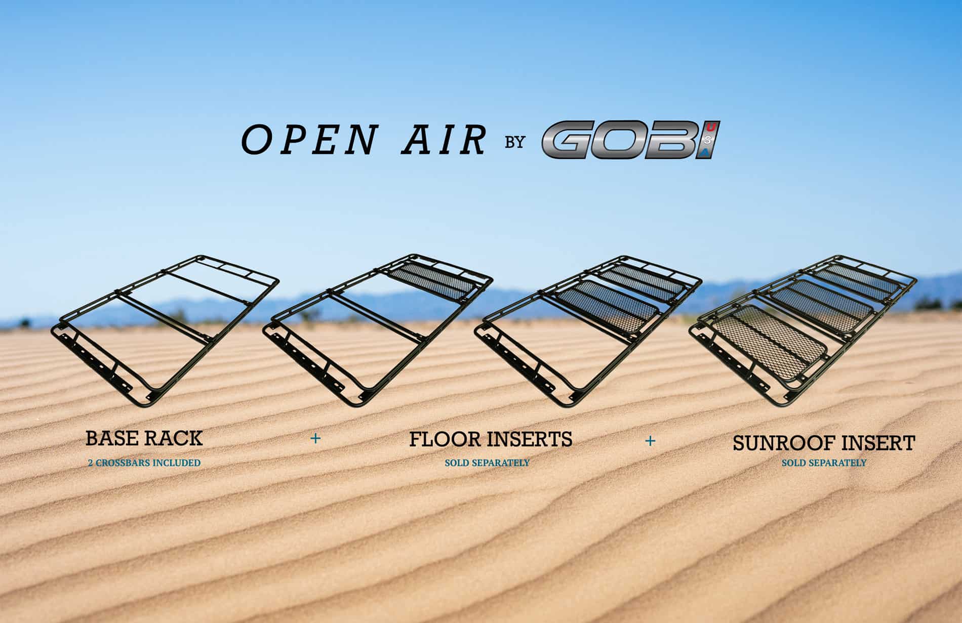 GOBI Racks Limited Edition Open Air Roof Racks T4R Exclusive Group