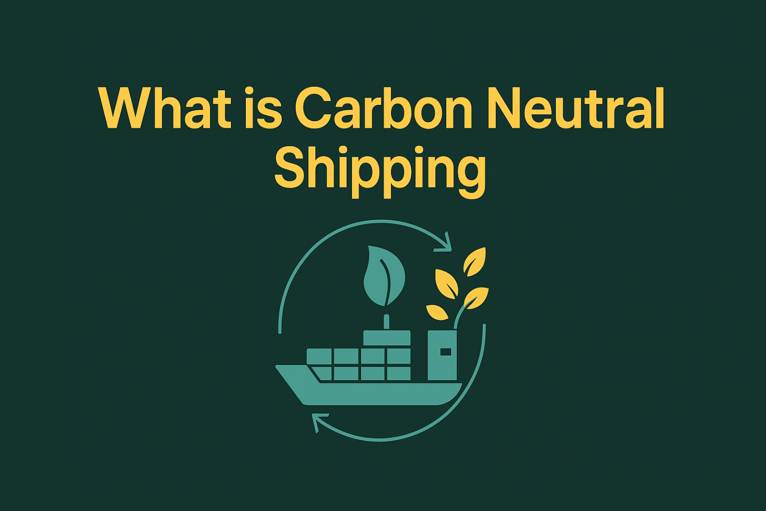 Carbon Neutral Shipping EcoFriendly Delivery Explained