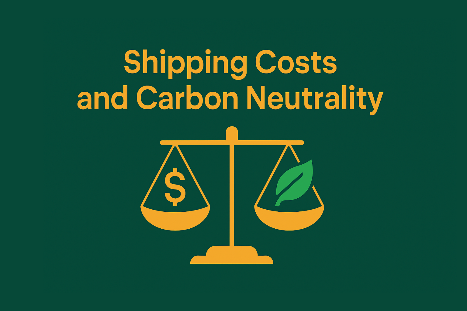 Carbon Neutral Shipping EcoFriendly Delivery Explained