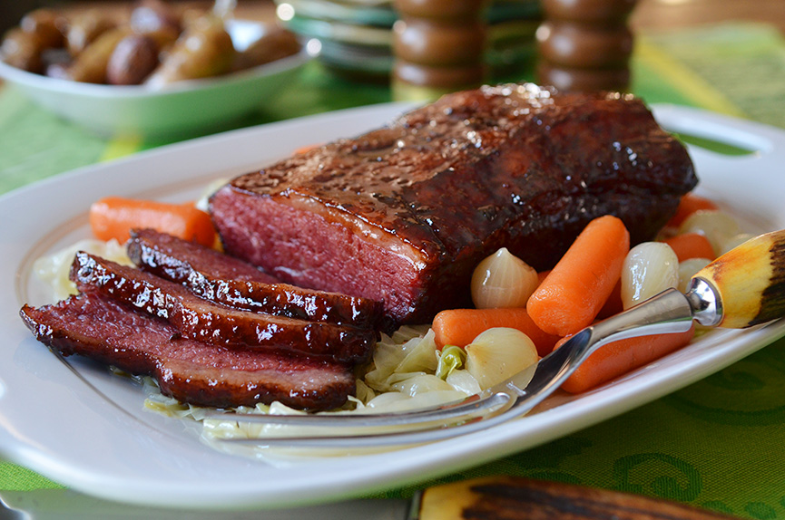Corned Beef Brisket with Bourbon & Molasses Glaze The Bourbon Review