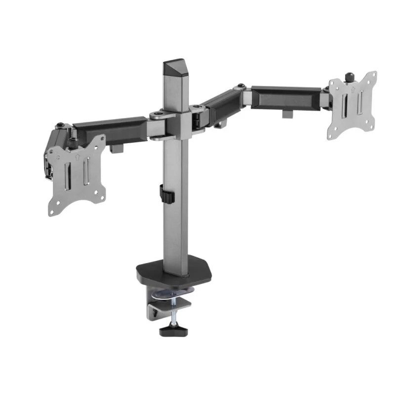ULTi Dual LCD Monitor Desk Mount Stand Go Digital Lock