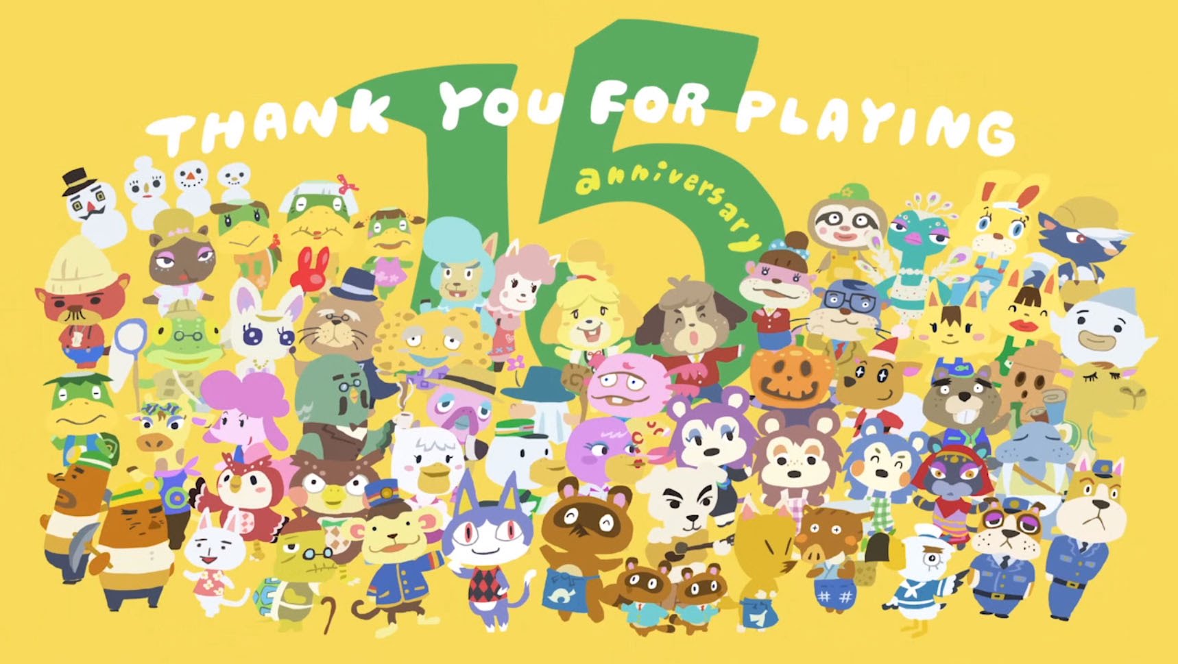 Animal Crossing celebrates 15th anniversary