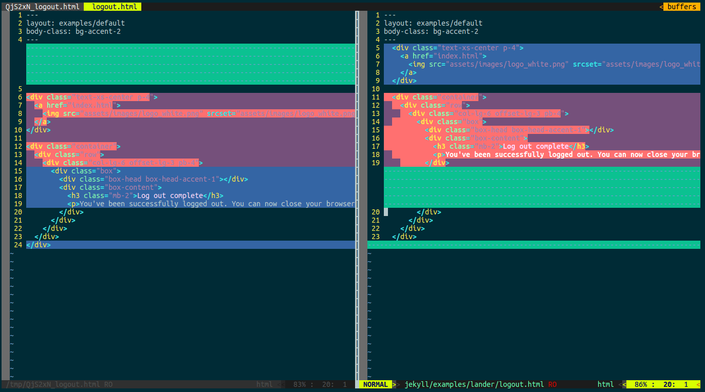 svn diff and vimdiff Now Place Nice GodLikeMouse