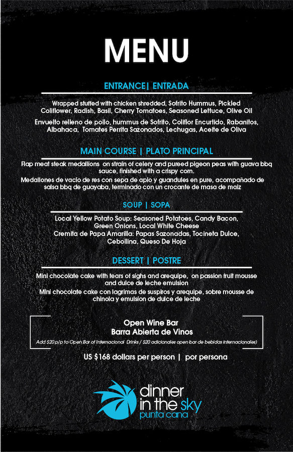 Dinner in the Sky Punta Cana Go Dominican Travel
