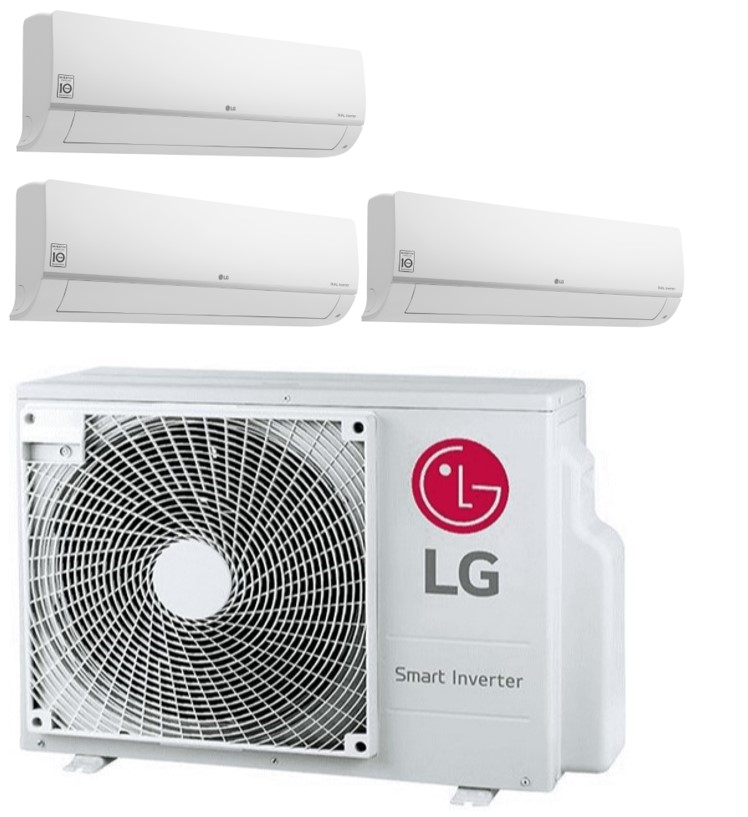 Lg Triple Split Airco Standard Inverter Airconditioner 3 X 2.5Kw Wifi - Goedkopeairconditioning.com