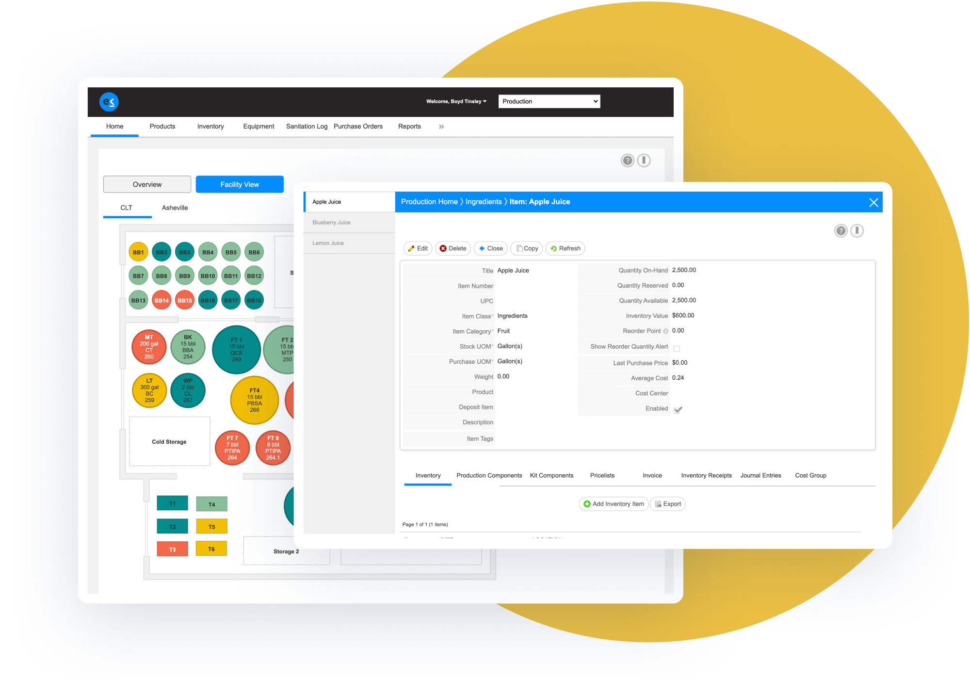 Inventory Management Software for Craft Producers Ekos