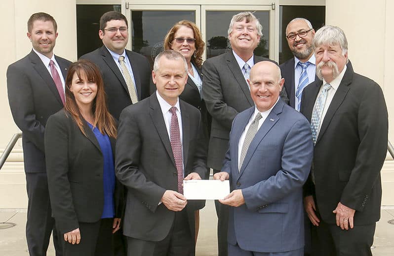 First Financial Bank grants 100,000 toward SAU's poultry studies