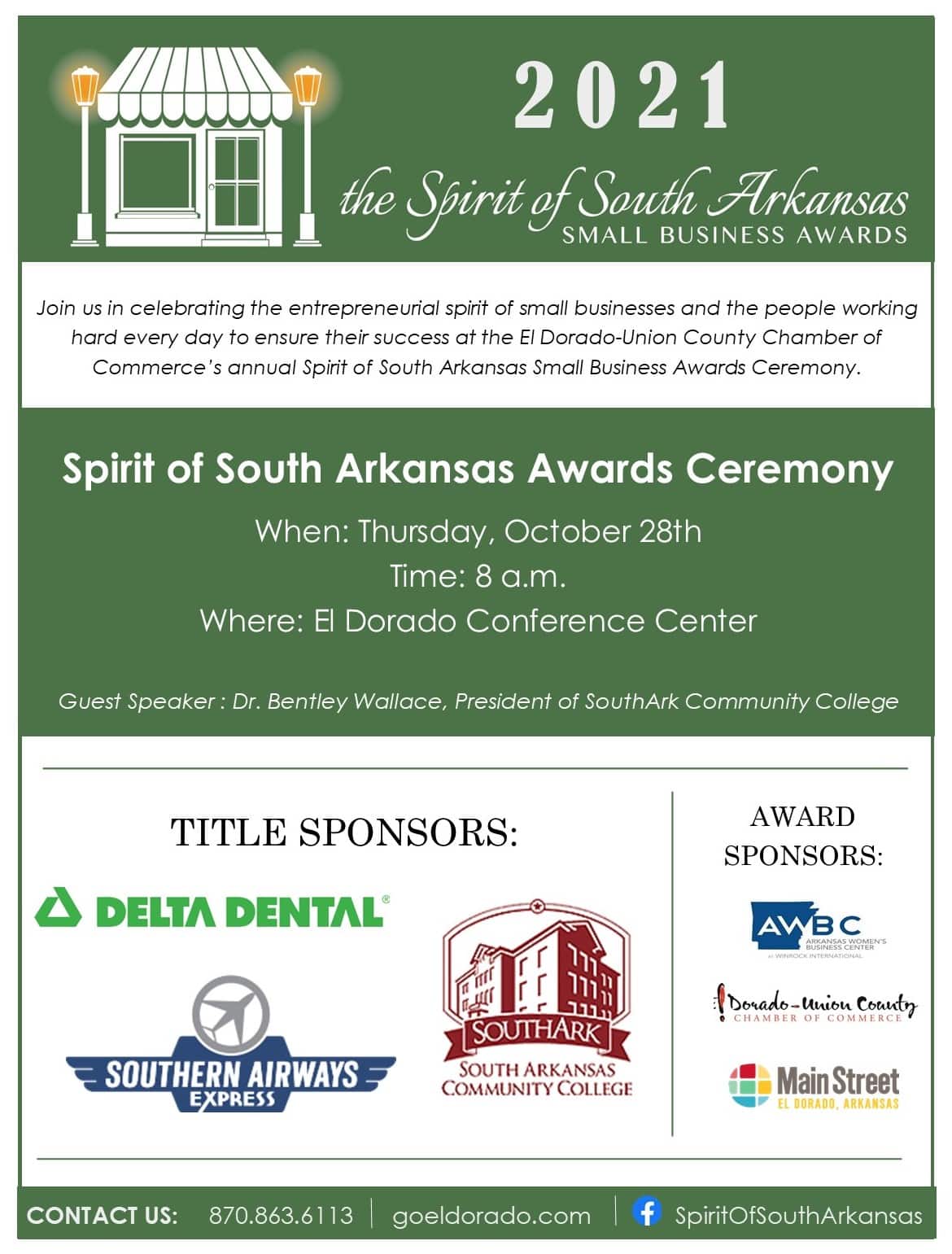Spirit of South Arkansas Small business Awards El Dorado, Arkansas