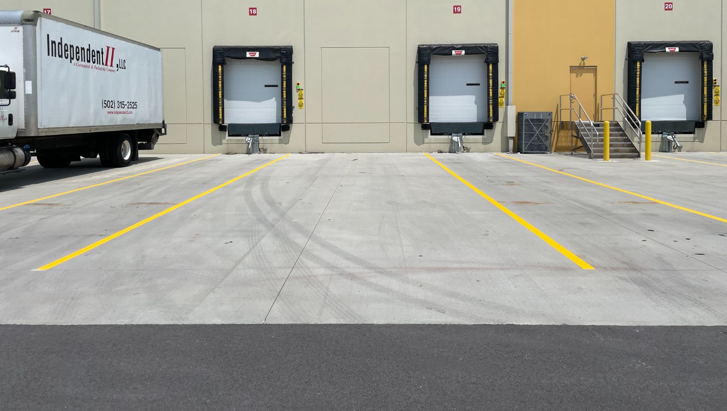 Loading Dock Station Markings for Independent II GFORCE™ Louisville