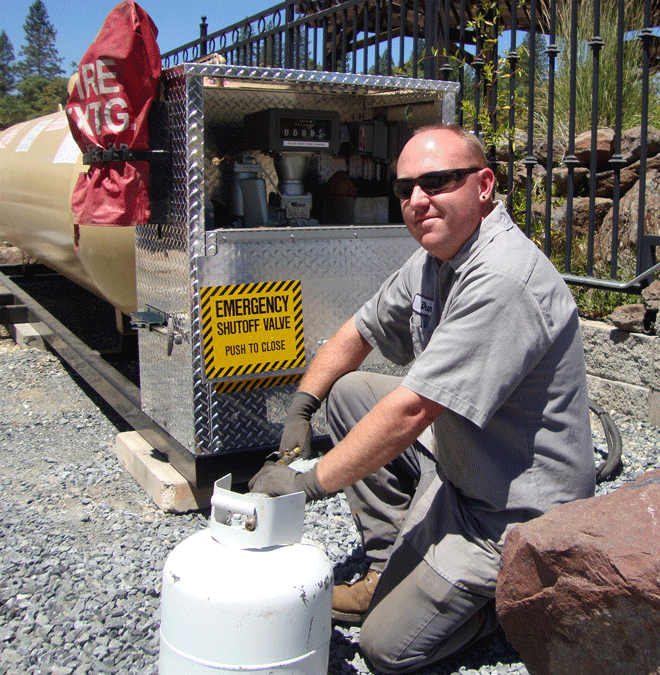 Grass Valley and Colfax equipment rental yards. Hansen Bros. Enterprises