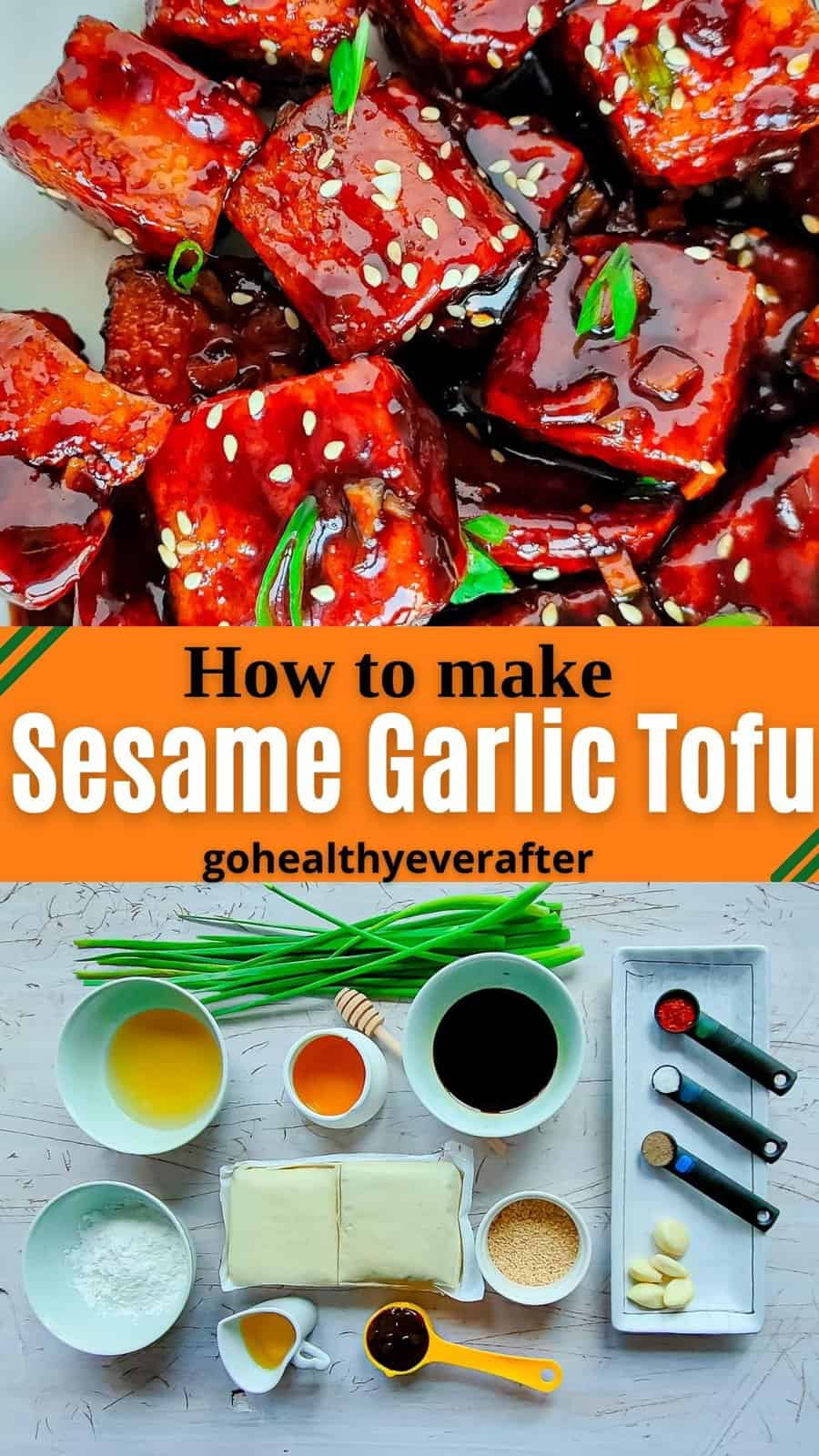 Honey Garlic Tofu (Super Easy Pan Fried Recipe) Go Healthy Ever After