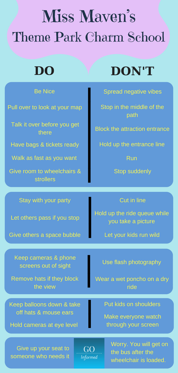 Theme Park Etiquette Tips Go Informed