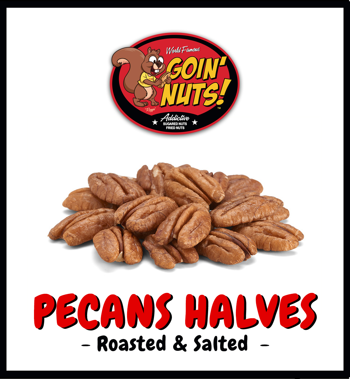 Pecan Halves Roasted & Salted