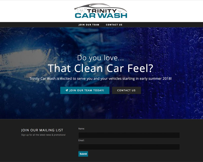 Trinity Car Wash Golamac, Inc Creative Services