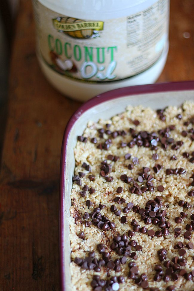 No Bake Chocolate Chip Oatmeal Bars Golden Barrel