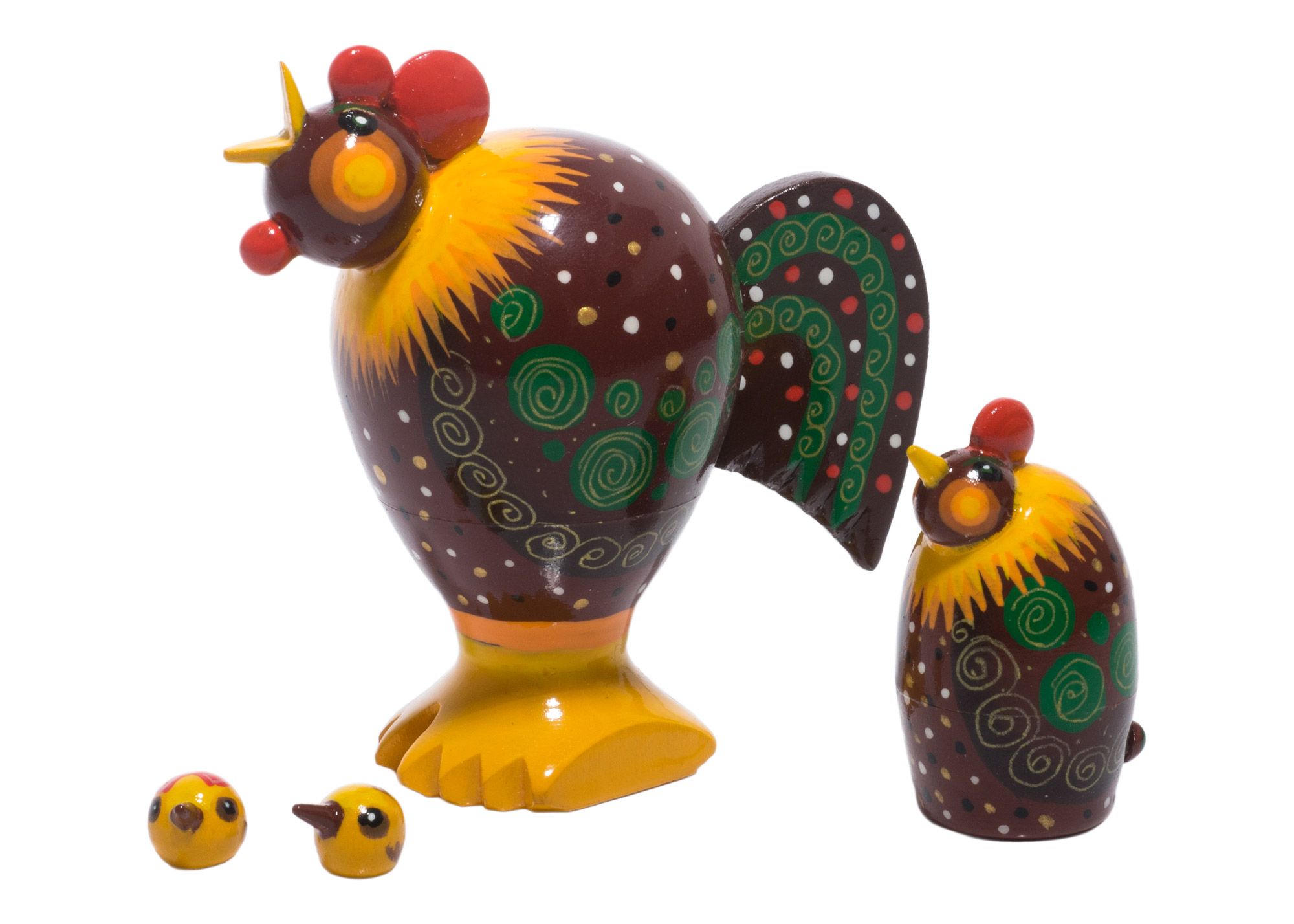 Realistic Rooster & Hen Doll