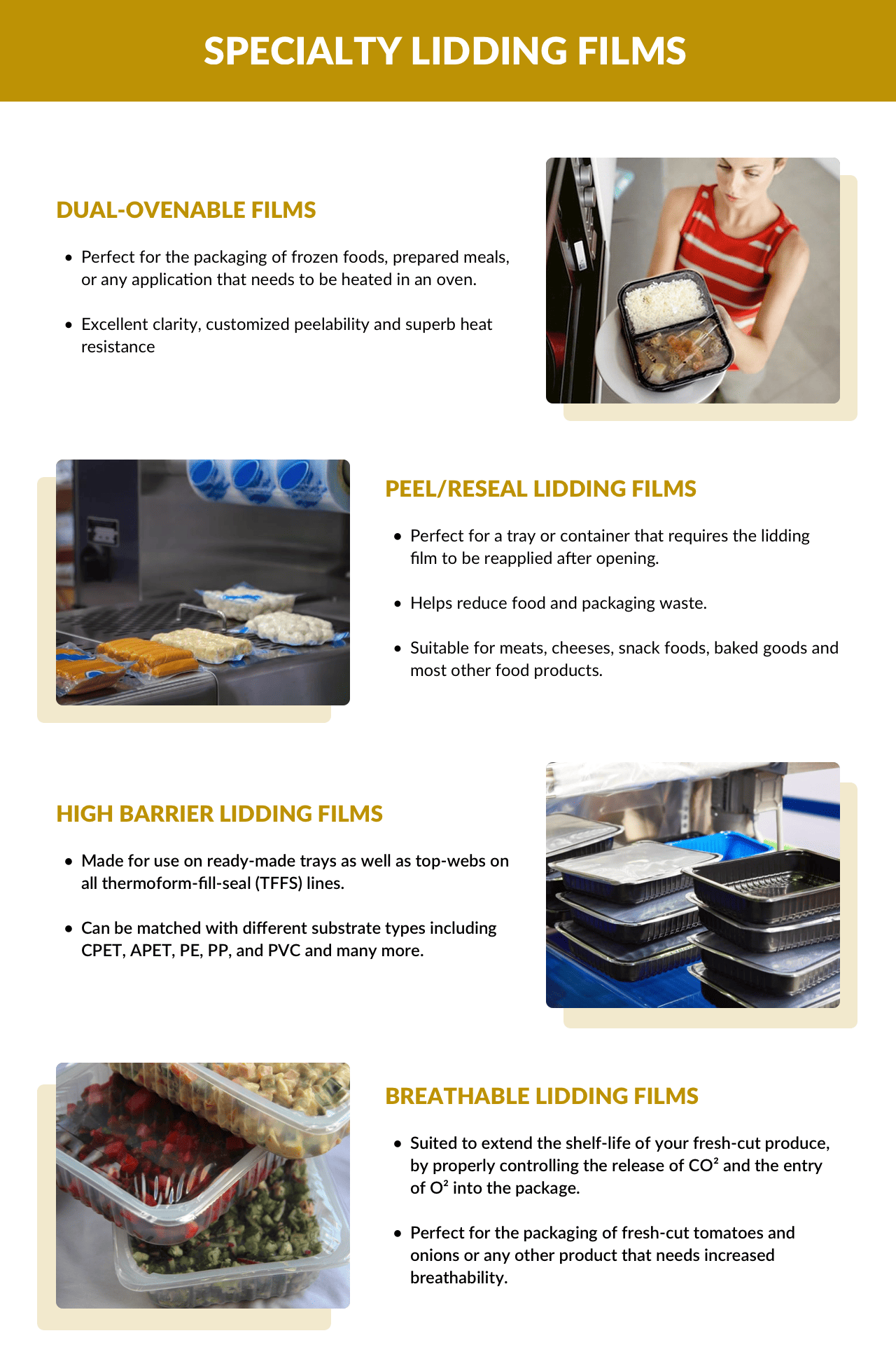 Specialty Lidding Films Golden Eagle Extrusions, Inc.
