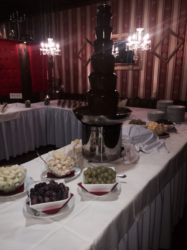 Schokoladenbrunnen – Restaurant Goldener Schaumlöffel