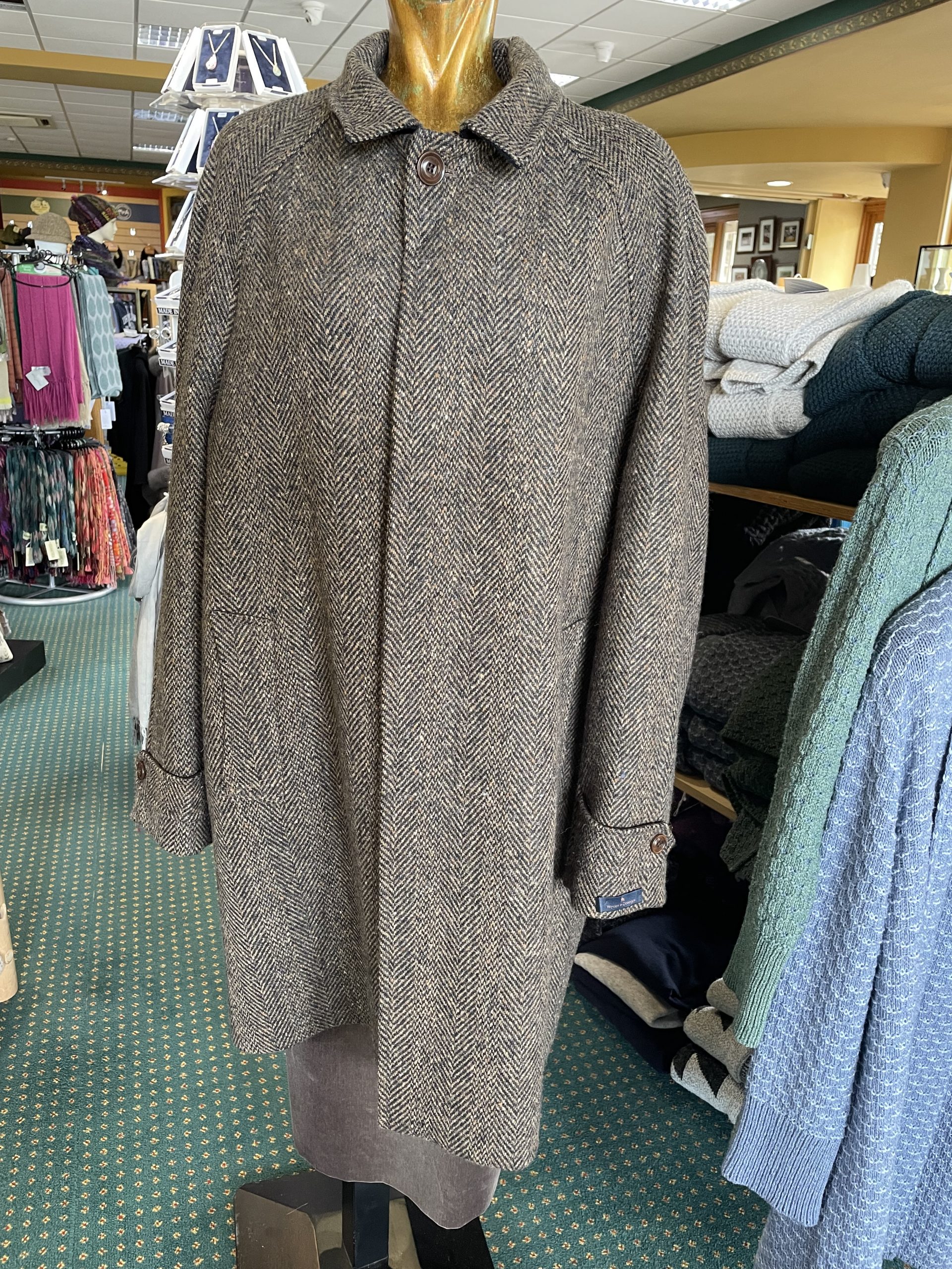 Magee Erne Raglan Coat Goldens Of Kells