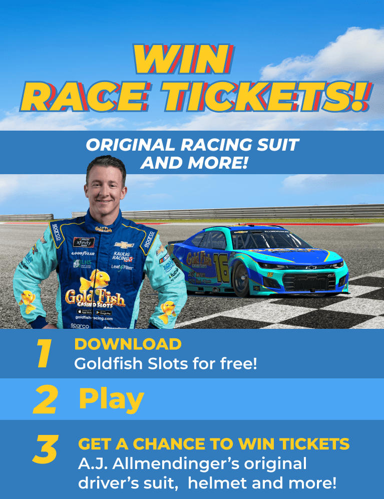 Win RACE tickets with Goldfish