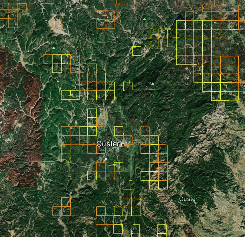 South Dakota Gold Maps Gold Claims