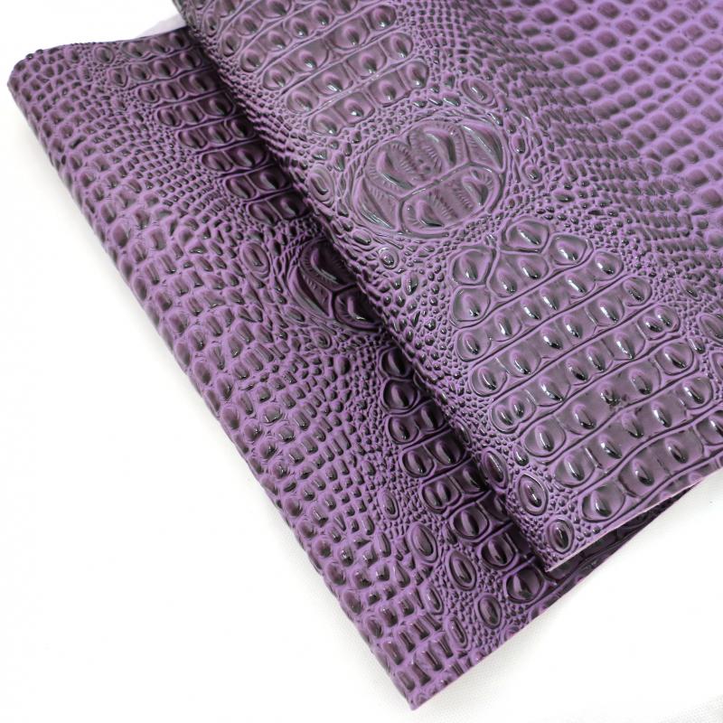 Crocodile Vinyl Faux Leather Upholstery Fabric By The Yard