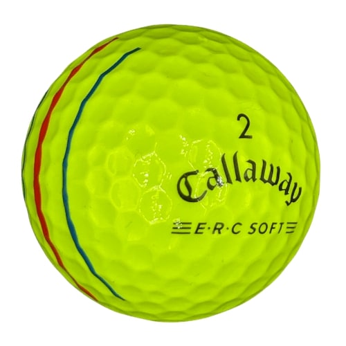 Callaway ERC Soft Triple Track Yellow Used Golf Balls 100 Pack Golf