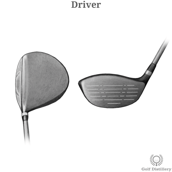 Driver Golf Club Type Illustrated Definition & Guide Golf Distillery