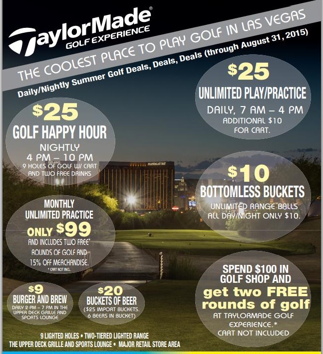 Celebrate British Open Weekend at Las Vegas Golf and Tennis, TaylorMade