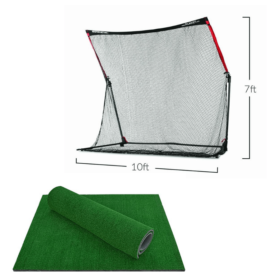 Rukket SPDR Portable Driving Range Net With Side Barriers Golf Performance Store