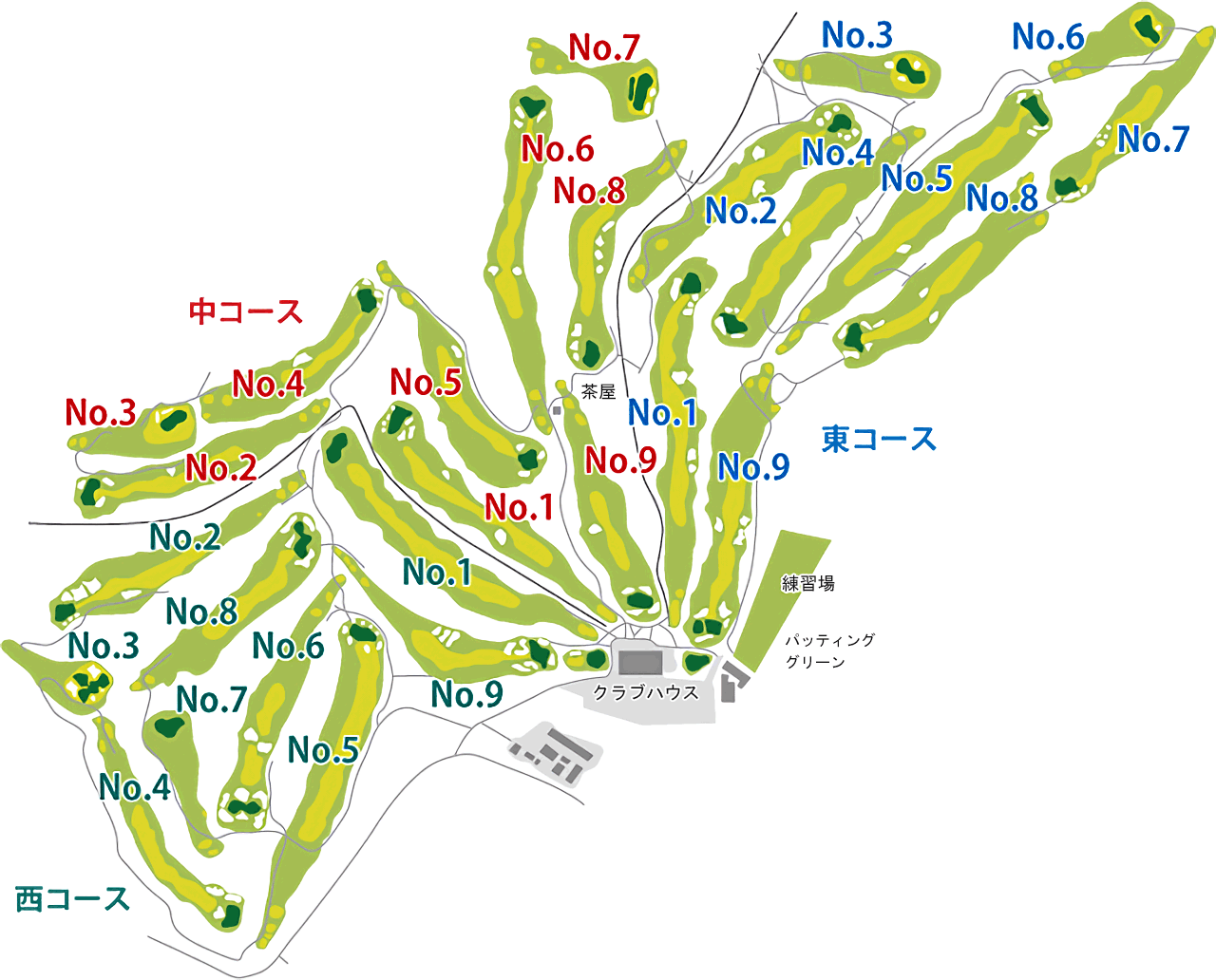 Clark Golf Country Club Golf Course in Hokkaido, Japan