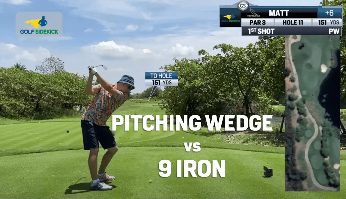 9 Iron vs Pitching Wedge Golf Sidekick
