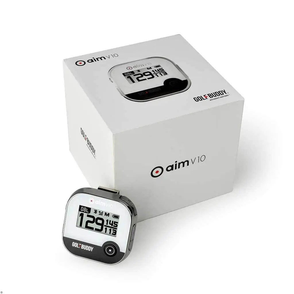 Golf Buddy aim V10 GPS Rangefinder with Voice Golf Swing Systems