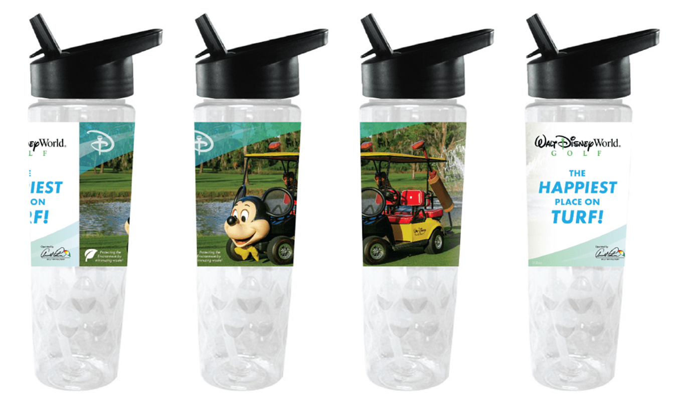 Stay Hydrated With Walt Disney World® Golf’s Refillable Water Bottles!