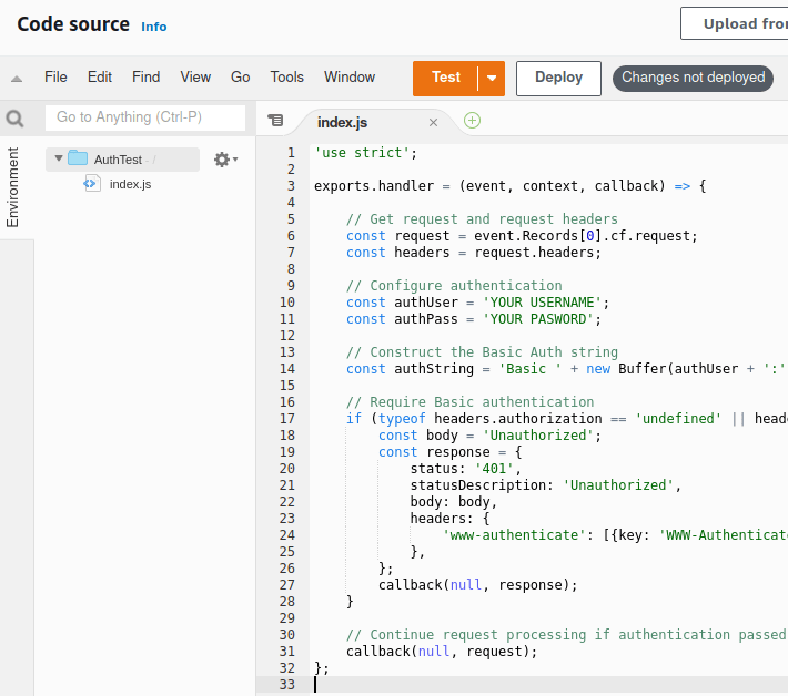 How to Protect S3 bucket with Basic Authentication GoLinuxCloud