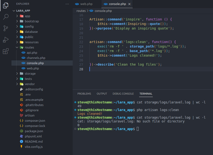 How to PROPERLY clean Laravel logs? [SOLVED] GoLinuxCloud