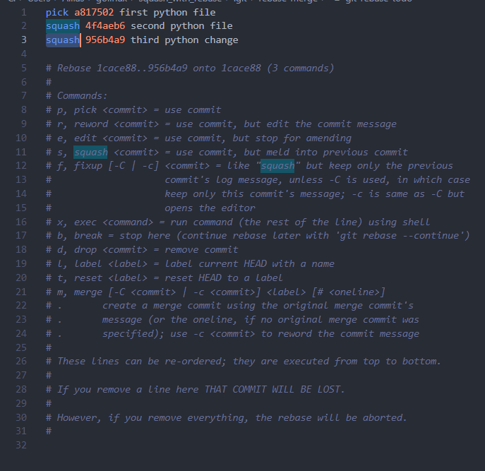 How to PROPERLY git squash commits [Practical Examples] GoLinuxCloud