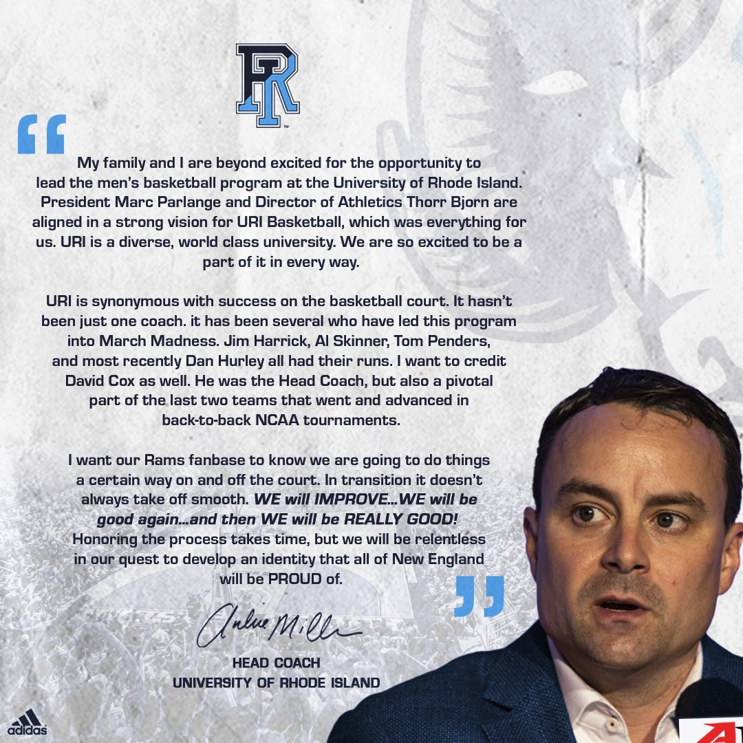 GoLocalProv Archie Miller Salary May Reach 2M New URI Coach Issues Statement
