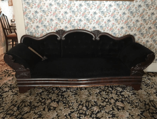 GoLocalProv RI Business on Reupholstering Lizzie Borden House