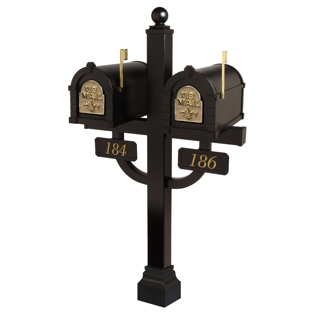 Post Mount Mailboxes with Post Go Mailboxes