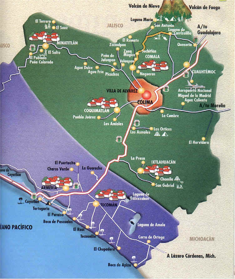 Arriba 96+ Foto Donde Esta Colima En El Mapa Cena Hermosa