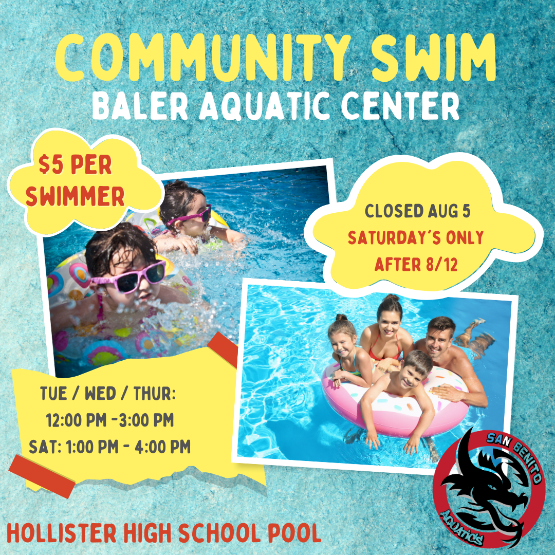 San Benito Aquatics Family/Public Swim
