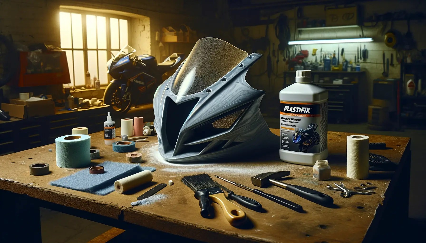 Spend Less Than 40 To Repair ABS Motorcycle Fairing