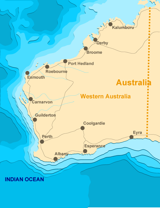 Australia Map Goodive.com